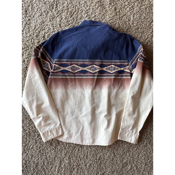 Vintage Panhandle Slim Brooks & Dunn M Women’s Santa Fe Western Button Up - Picture 4 of 7